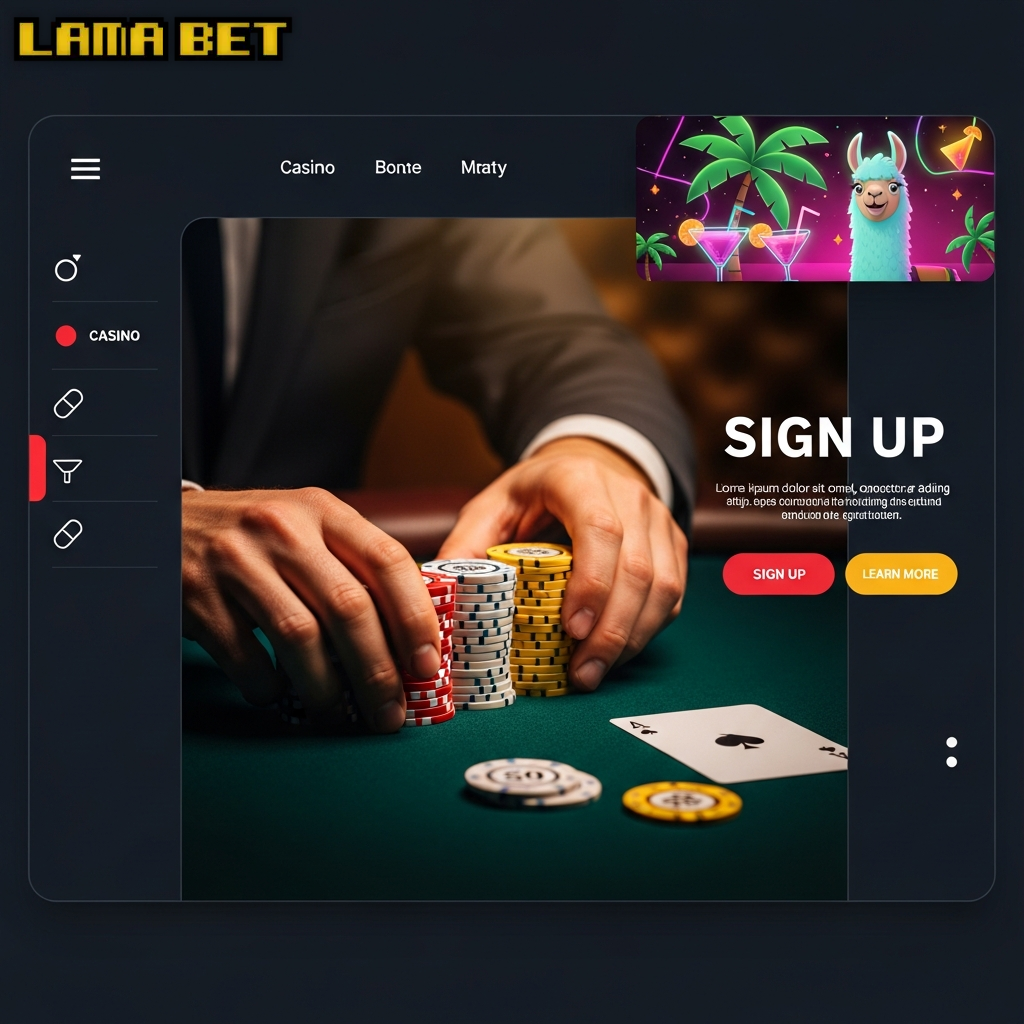 Lamabet casino sign-up and registration screen in Canada